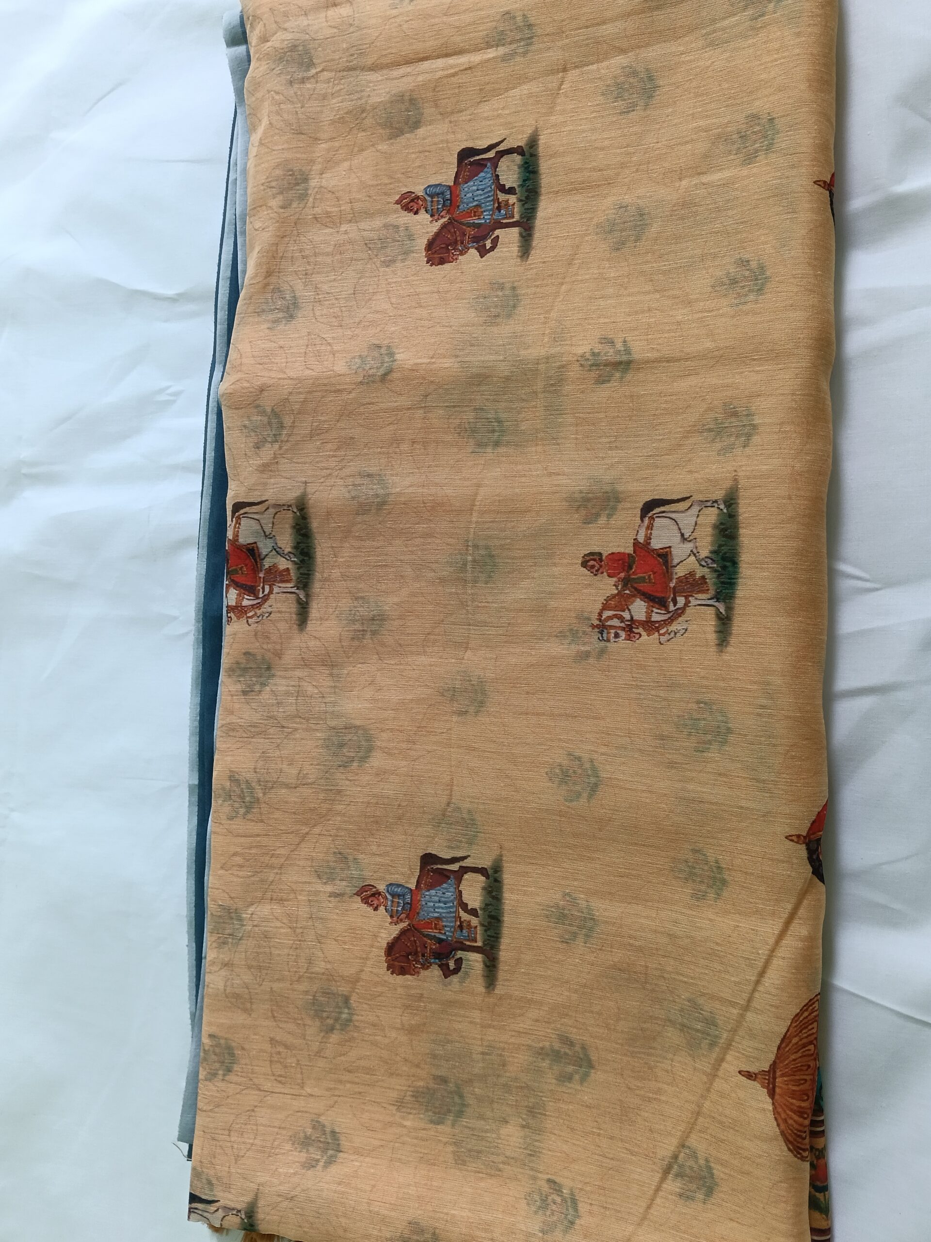 Yellow Fancy Saree with Rich Heritage - Image 3